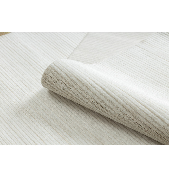 Koberec / behúň DUKE 51376 krémový, pásy / strapce