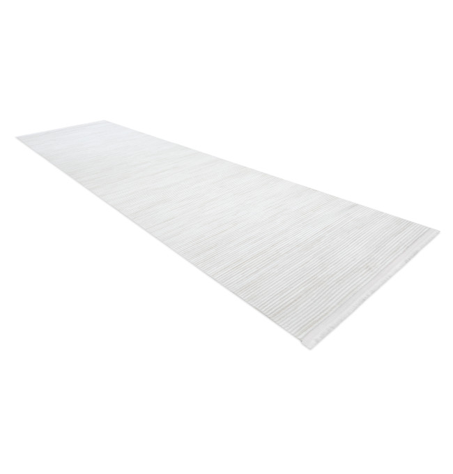 Koberec / behúň DUKE 51376 krémový, pásy / strapce