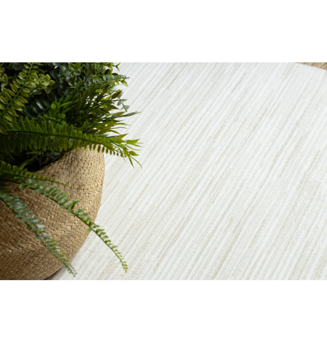 Koberec / behúň DUKE 51376 krémový, pásy / strapce