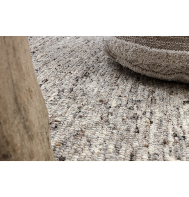 Koberec NEPAL 2100 naturálny / sivý kruh