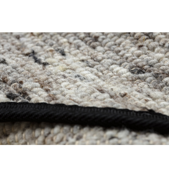 Koberec NEPAL 2100 naturálny / sivý kruh