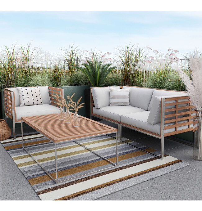 Koberec ROSETTA GINO FALCONE MULTI hnedý