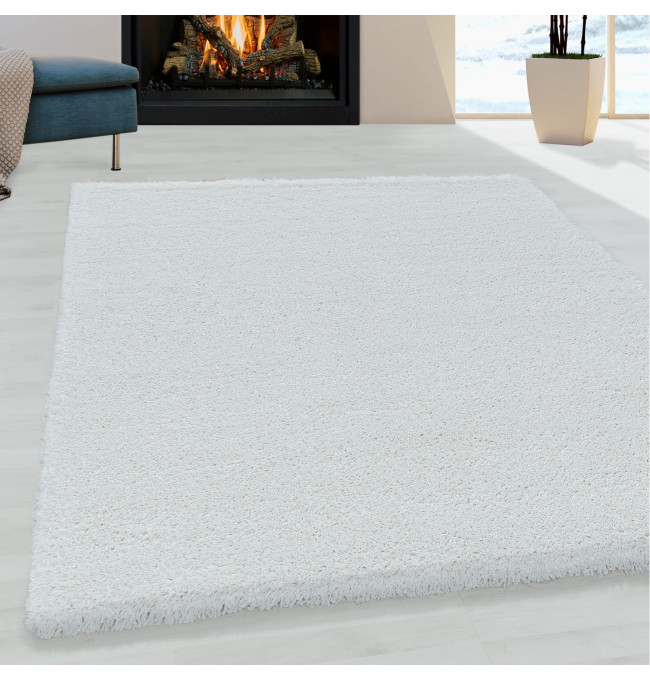 Koberec Fluffy Super Soft biely