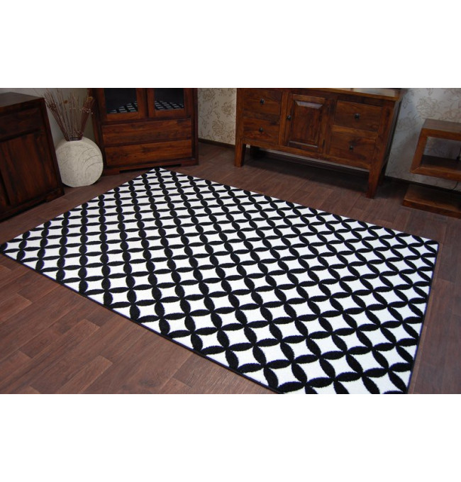 Koberec SKETCH - F757 krémový/čierny