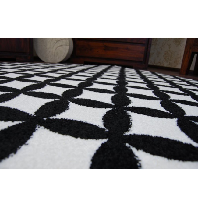 Koberec SKETCH - F757 krémový/čierny