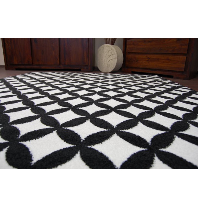 Koberec SKETCH - F757 krémový/čierny