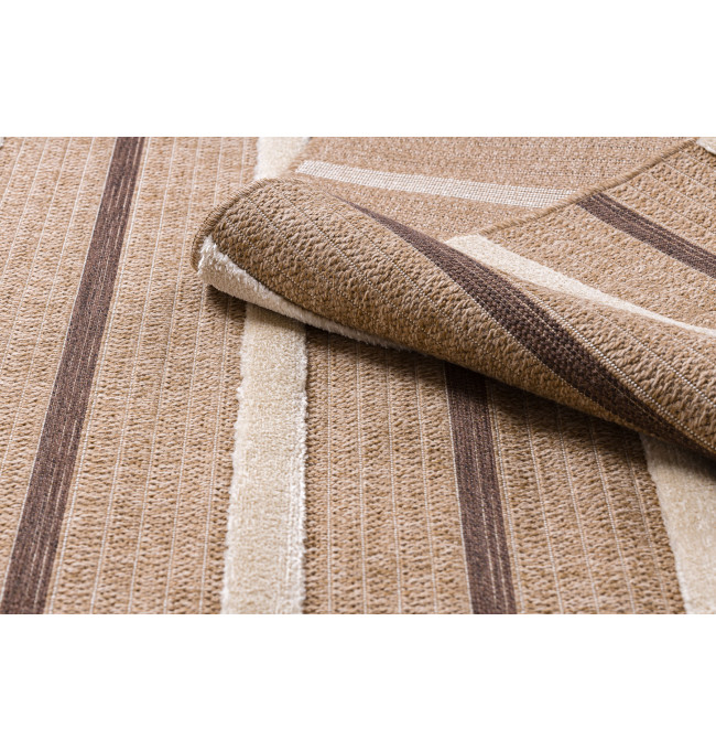 Koberec SPARK 0686A pruhy, béžový / krémový