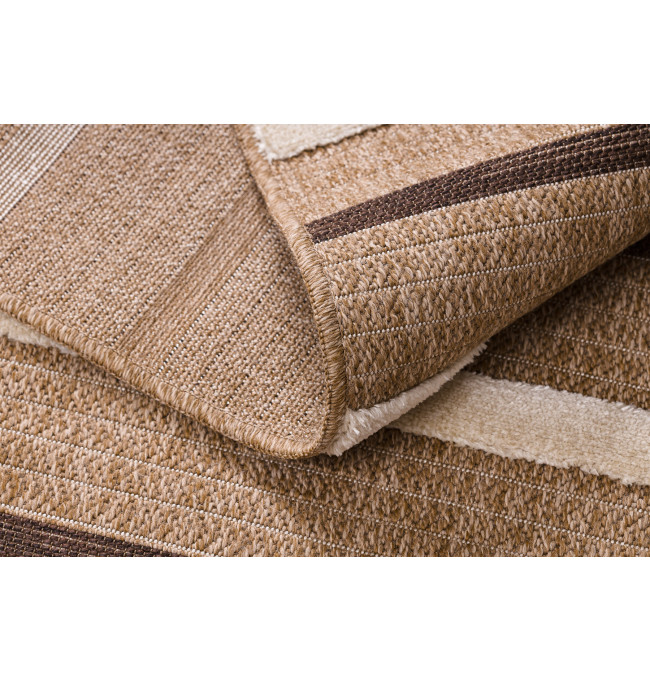 Koberec SPARK 0686A pruhy, béžový / krémový