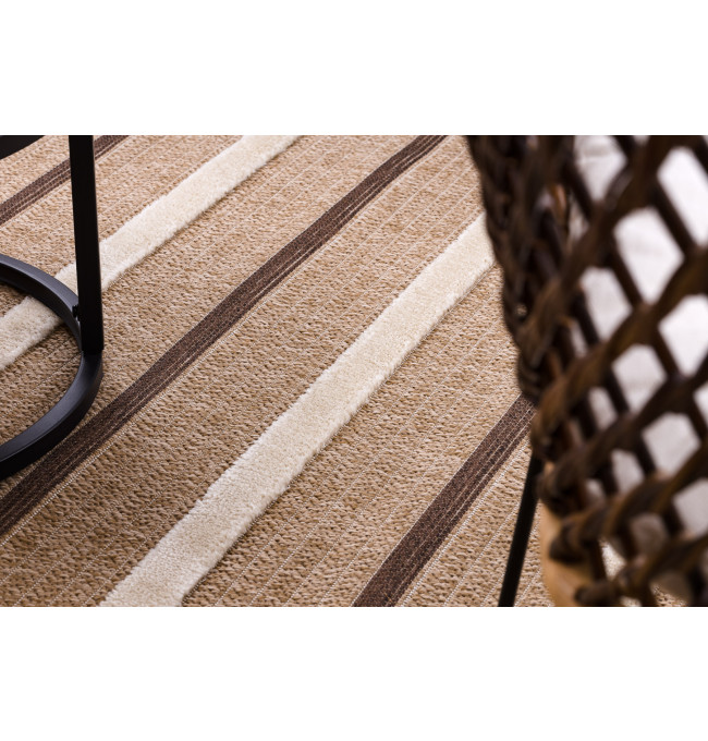 Koberec SPARK 0686A pruhy, béžový / krémový