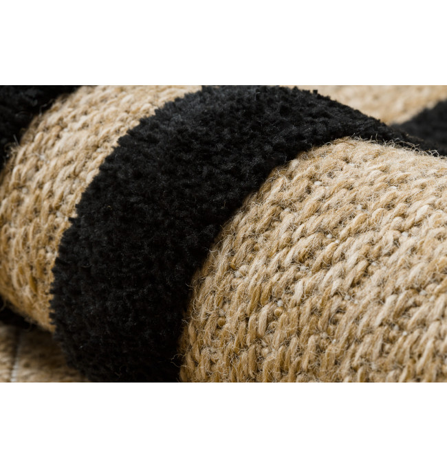 Koberec SPARK 0687 rám, béžový / čierny