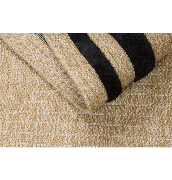 Koberec SPARK 0687 rám, béžový / čierny