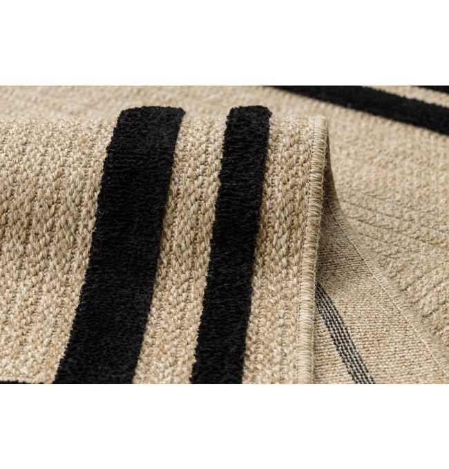 Koberec SPARK 0687 rám, béžový / čierny