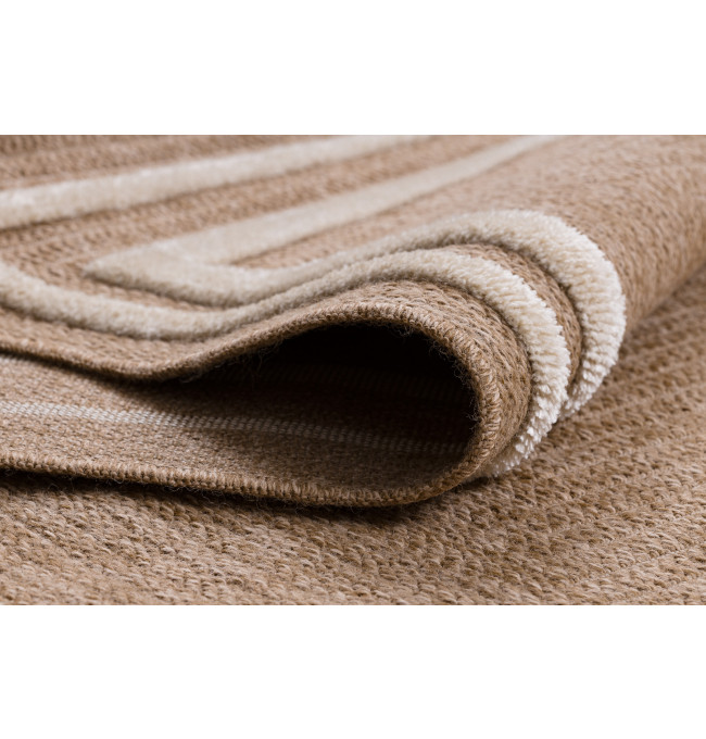 Koberec SPARK 0687A rám, béžový / krémový