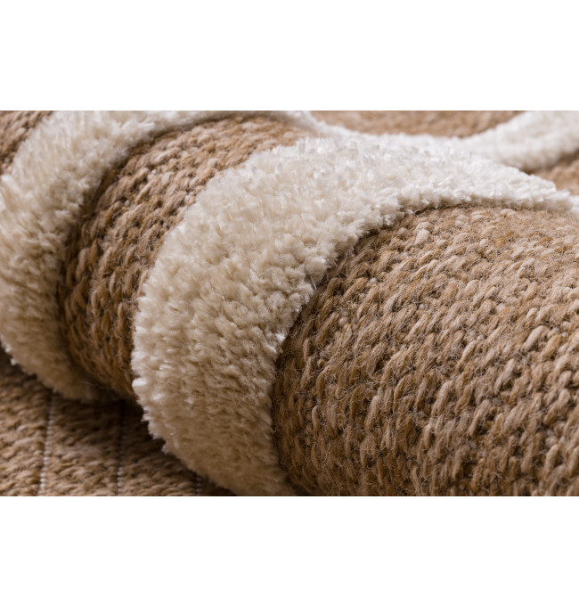 Koberec SPARK 0687A rám, béžový / krémový