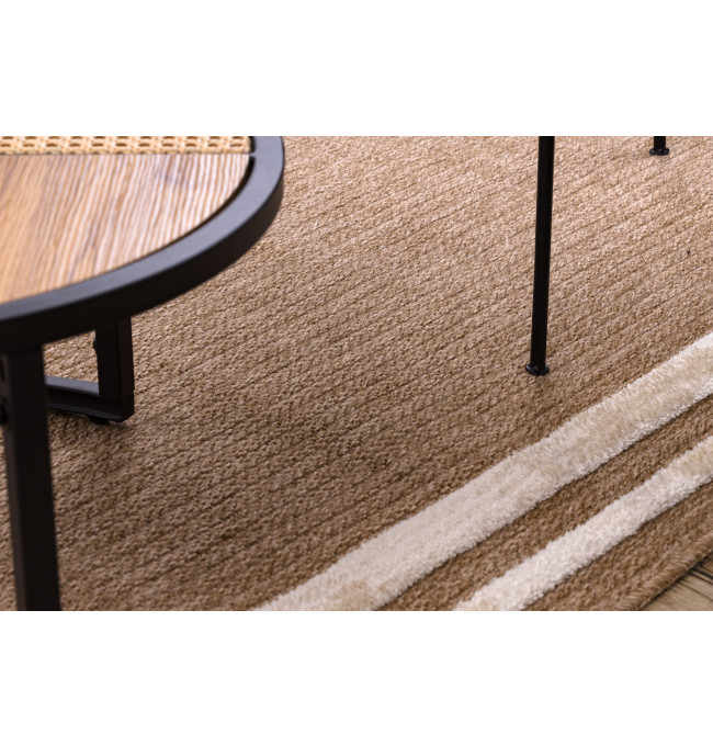 Koberec SPARK 0687A rám, béžový / krémový