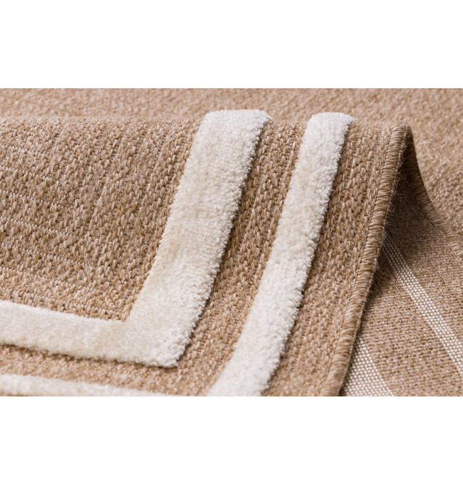 Koberec SPARK 0687A rám, béžový / krémový