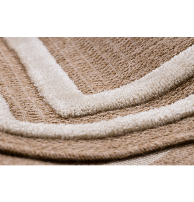 Koberec SPARK 0687A rám, béžový / krémový