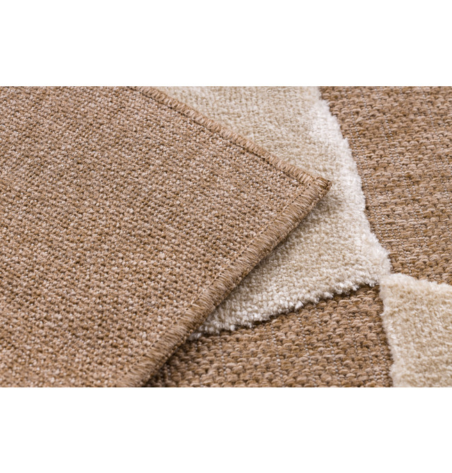 Koberec SPARK 0710A geometrický, béžový / krémový