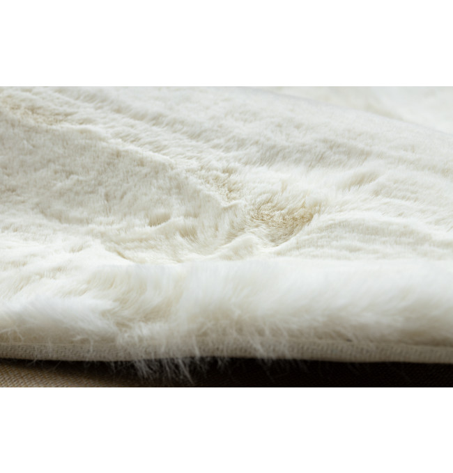 Koberec TEDDY NEW wool 45 krémový, kruh