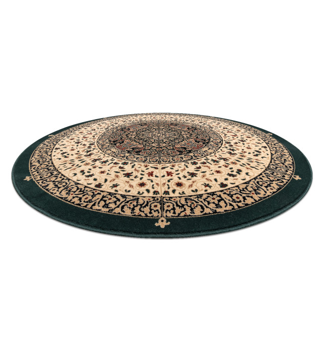 Koberec POLONIA vitráž, smaragdový kruh