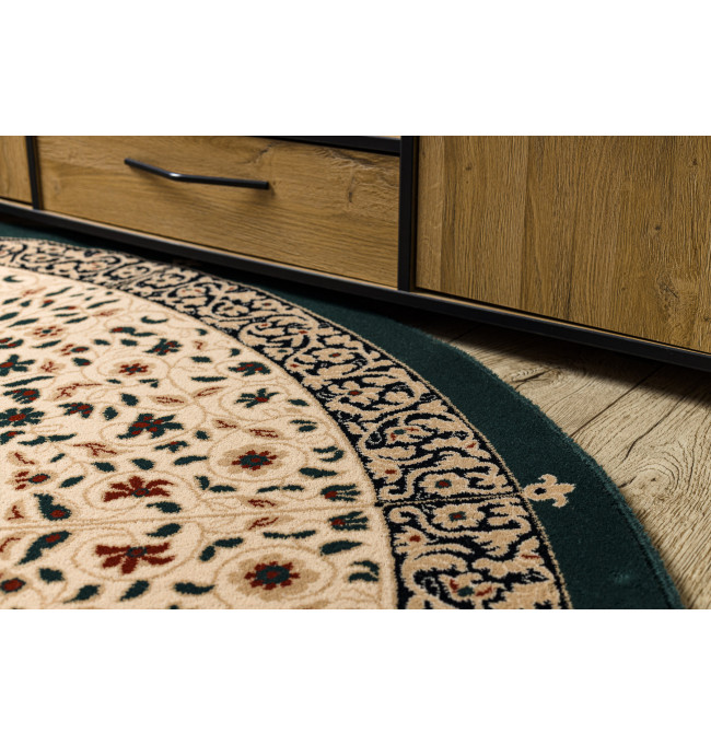 Koberec POLONIA vitráž, smaragdový kruh