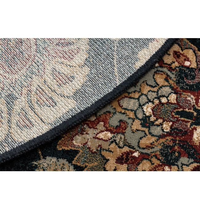 Koberec SUPERIOR LATICA tmavomodrý kruh