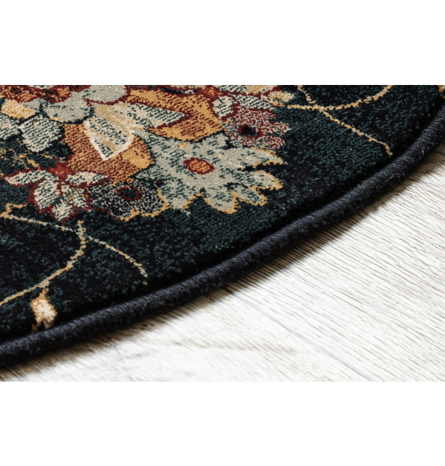 Koberec SUPERIOR LATICA tmavomodrý kruh