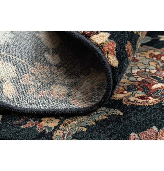 Koberec SUPERIOR LATICA tmavomodrý kruh