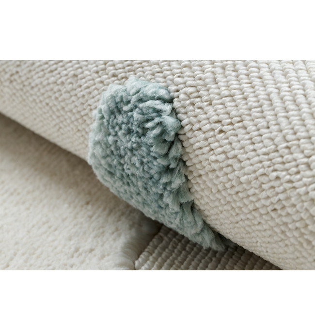 Detský koberec YOYO GD63 biely / granátový - mraky, kvapky