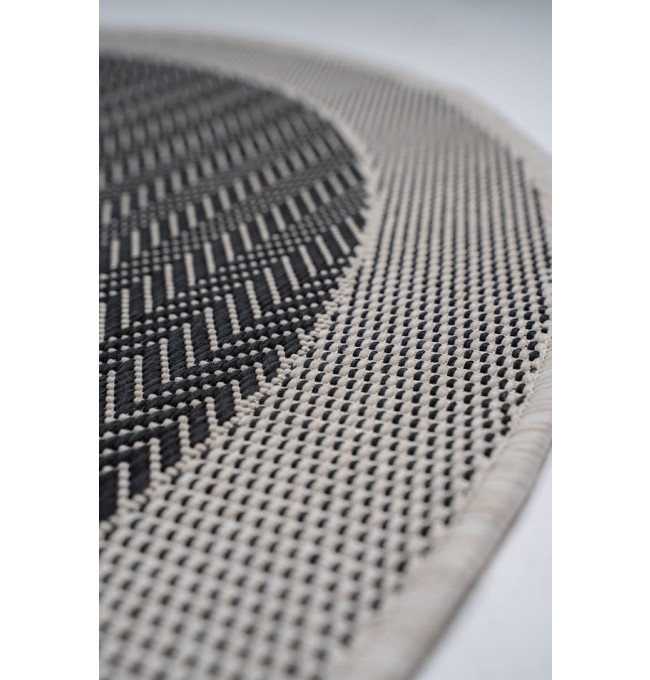 Koberec Miovani čierny kruh