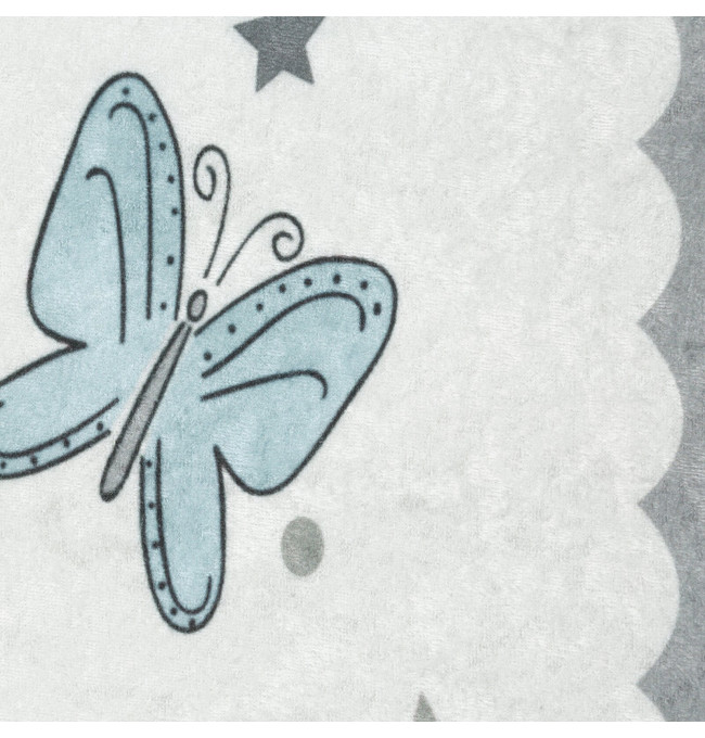 Koberec BABY1 popolový / modrý