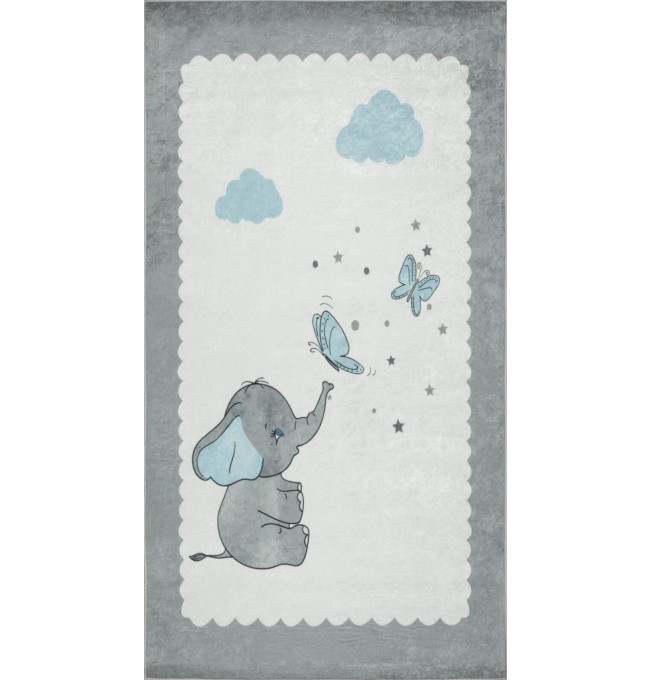 Koberec BABY1 popolový / modrý