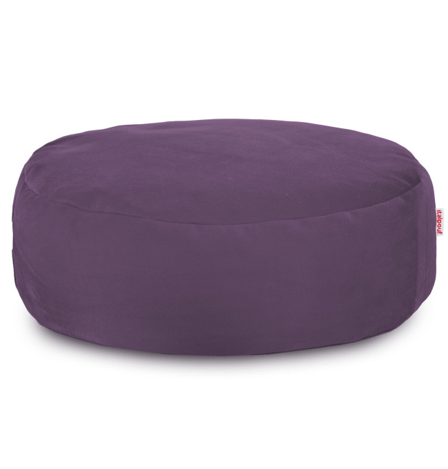 Plyšová podnožka fialová