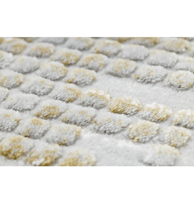 Koberec AKRYL VALS 8376 Geometricky 3D, sivý / zelený