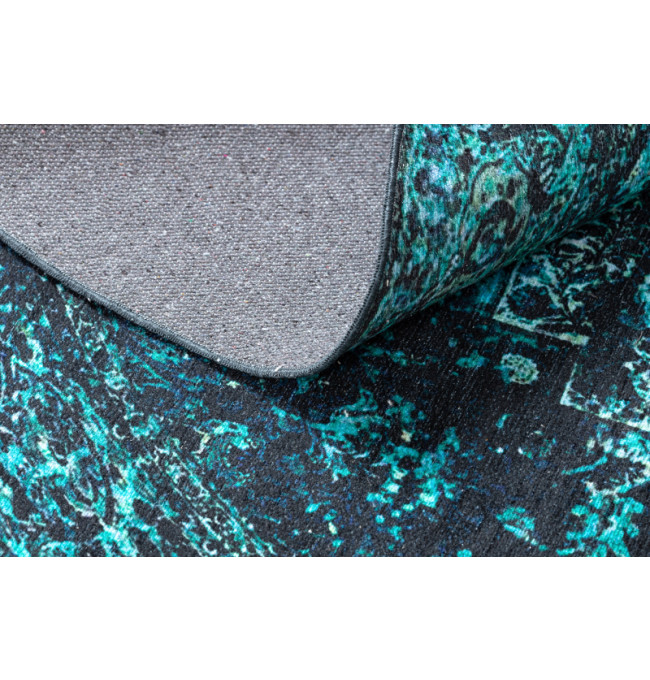 Koberec ANTIKA Ancret Azure ornament modrý