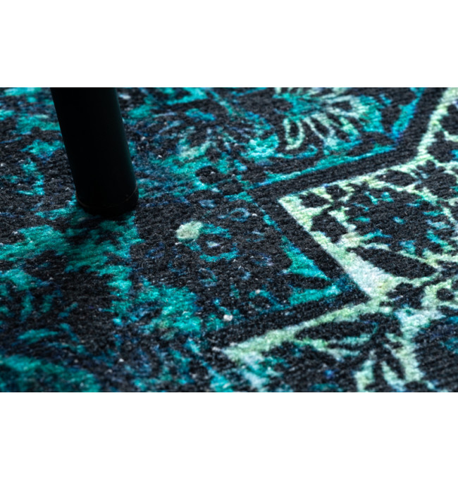 Koberec ANTIKA Ancret Azure ornament modrý