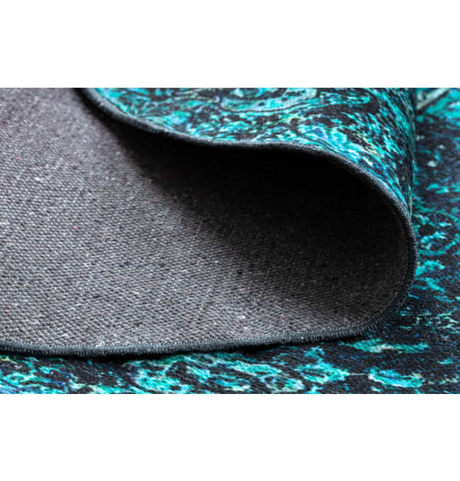 Koberec ANTIKA Ancret Azure ornament modrý