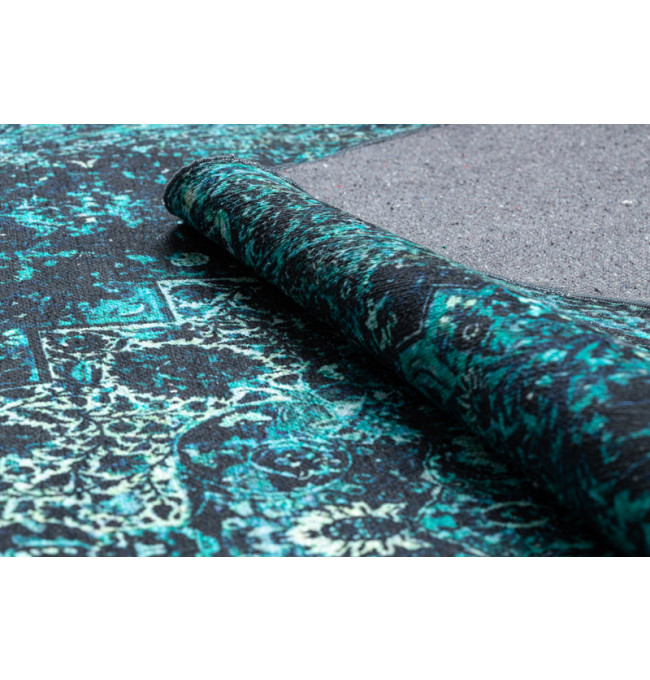 Koberec ANTIKA Ancret Azure ornament modrý