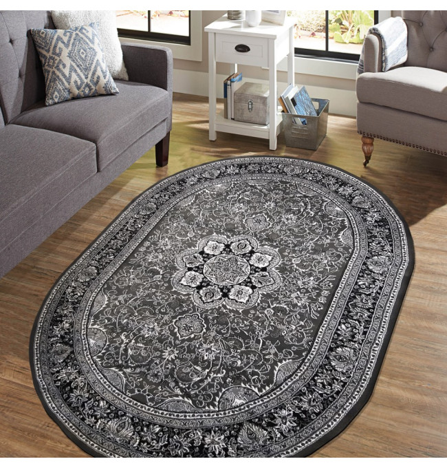 Koberec Exclusive 03 sivý ovál