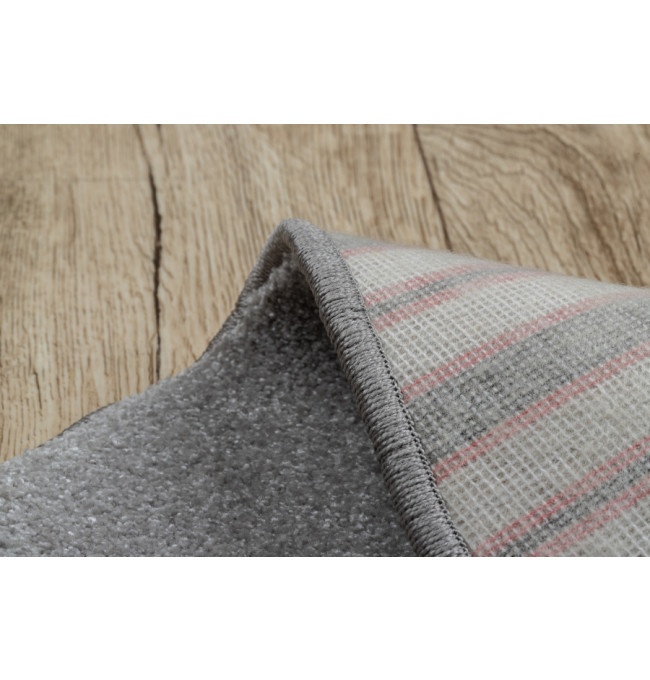 Koberec kruh DISCRETION strieborný