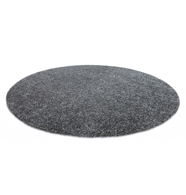 Koberec kruh ILDO 71181070 antracit sivý