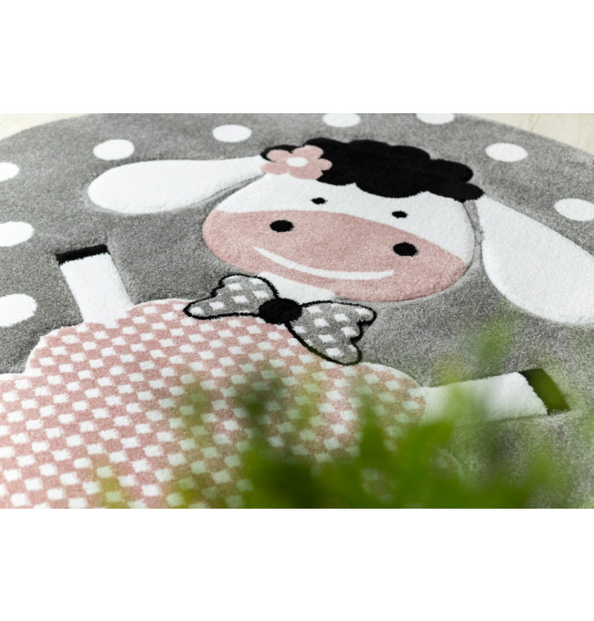 Koberec KRUH PETIT DOLLY sivý