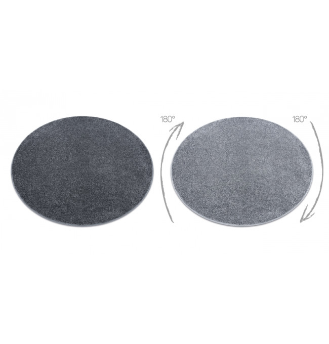 Koberec kruh SANTA FE sivý