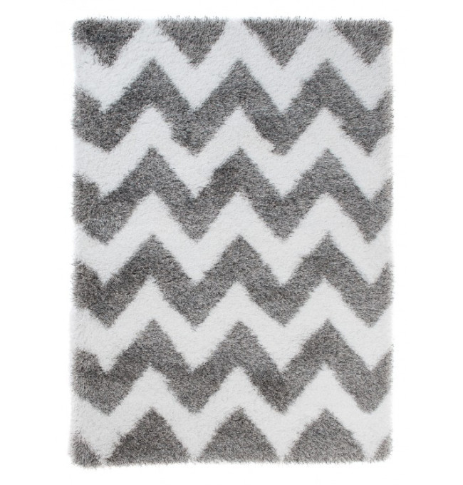 Koberec OPTIMAL 5446A biely / svetlý sivý