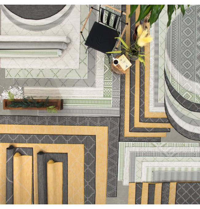 Koberec Palm 2778 grafitový