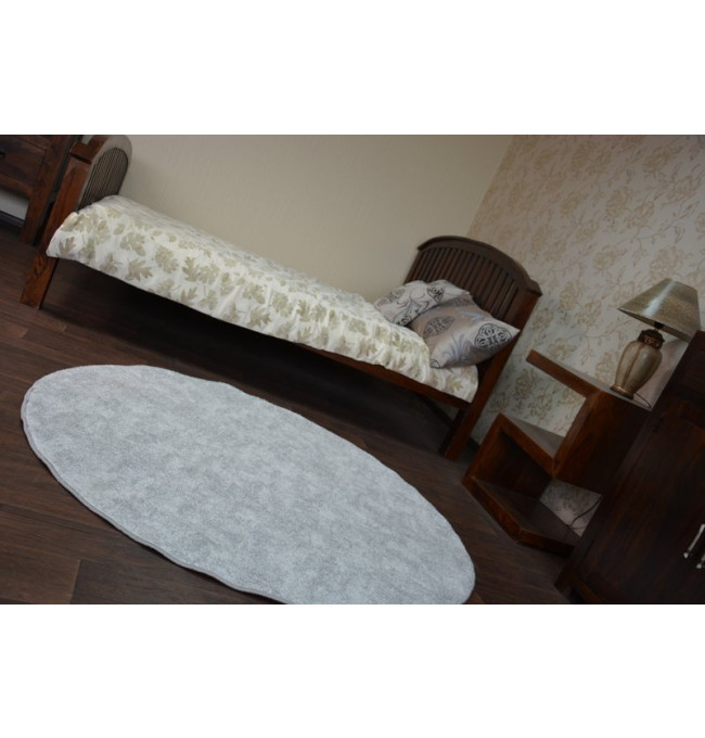 Koberec POZZOLANA strieborný kruh