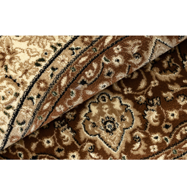 Koberec ROYAL ADR kruh vzor 521 hnedý