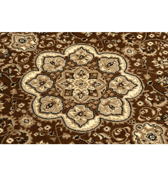 Koberec ROYAL ADR kruh vzor 521 hnedý