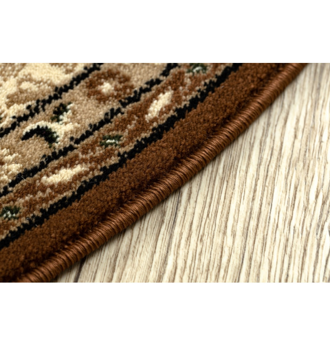 Koberec ROYAL ADR kruh vzor 521 hnedý