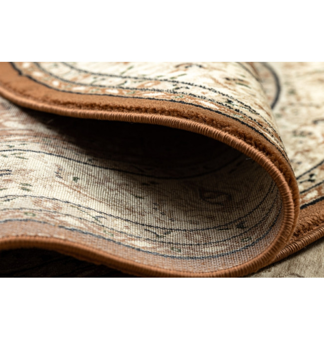 Koberec ROYAL ADR kruh vzor 521 hnedý